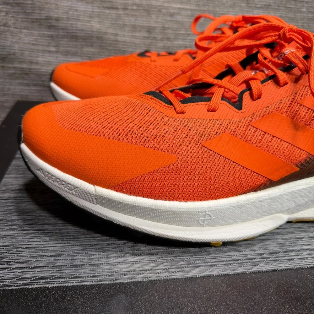 adidas Men Size 15 Orange Terrex Soulstride Flow Trail Running Shoes IE8455